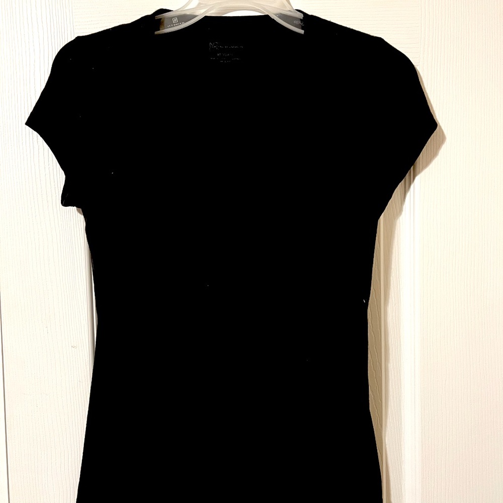 NO BOUNDARIES Juniors Women’s XS XCH (7) Black Tee Shirt Top T-Shirts Gently use